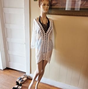 White bikini cover up!